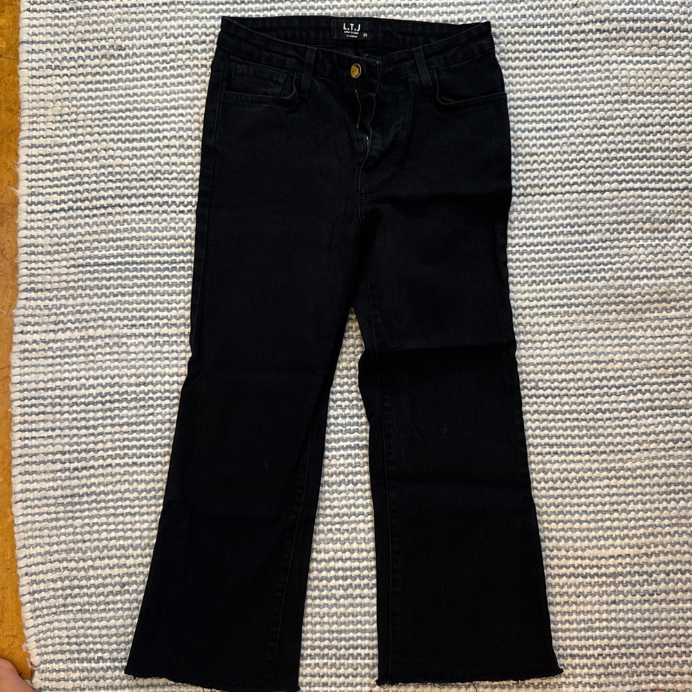 Women's Classic Black Flare Jeans